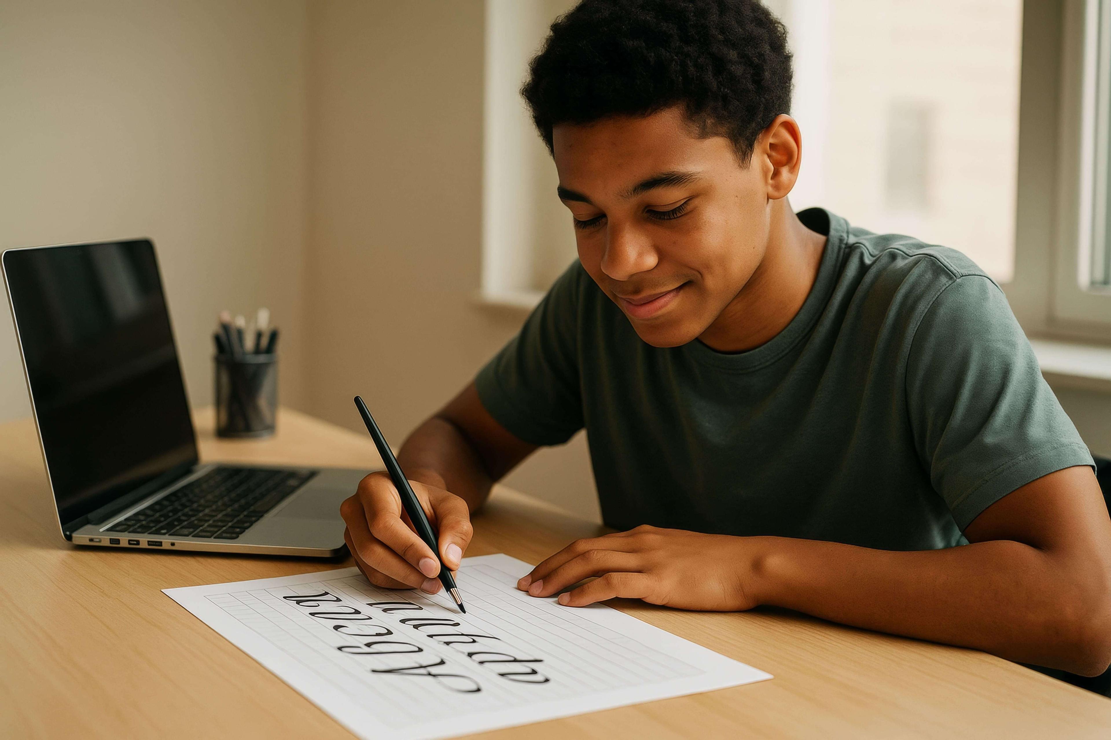 A family accessing Path Education global online homeschooling programme.